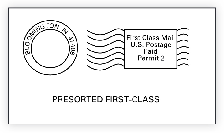 Image showing first class postage stamp