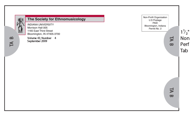 Image demonstrating the tabbing requirements